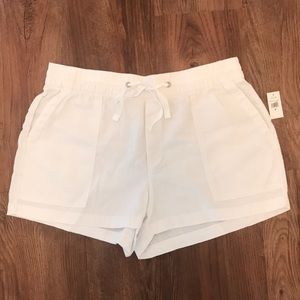 GAP White Linen Shorts NWT